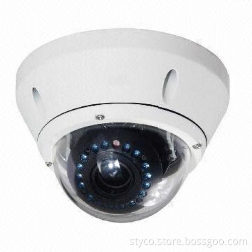 IR Dome Camera, 700TVL Resolution, Weather-proof Rate 65, 2.8 to 12mm Manual Zoom Lens, OSD Menu